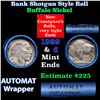 Image 1 : Buffalo Nickel Shotgun Roll in Old Bank Style 'Abbott Coin Counter Automat Horn & Hardart' Wrapper 1