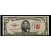 Image 2 : 1953c $5 Red Seal Note Grades vf+