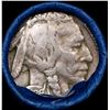 Image 2 : Buffalo Nickel Shotgun Roll in Old Bank Style 'Abbott Coin Counter AutoMat' Wrapper 1936 & s Mint En