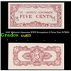 Image 1 : 1942  Malaysia (Japanese WWII Occupation) 5 Cents Note P#_M2b Grades Select CU