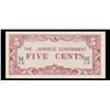Image 2 : 1942  Malaysia (Japanese WWII Occupation) 5 Cents Note P#_M2b Grades Select CU