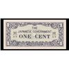 Image 2 : 1942  Malaysia (Japanese WWII Occupation) 1 Cent Note P#_M1b Grades Select CU