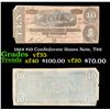 Image 1 : 1864 $10 Confederate States Note, T68 Grades vf++