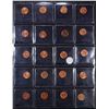 Image 3 : Page of 20 Different Date Lincoln 1 Cents All Red Most Gem Unc or Better