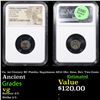 Image 1 : NGC Ca. 1st Century BC Pisidia, Sagalassus AE12 Ancient Obv. Zeus, Rev. Two Goats Graded vg By NGC