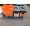 Image 1 : 4 Heavy Duty Plastic Storage Boxes