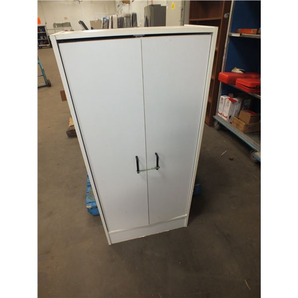 White Wooden Storage Cabinet