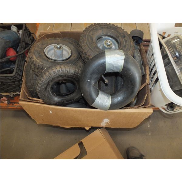 Box Of Small Tires / Wheels