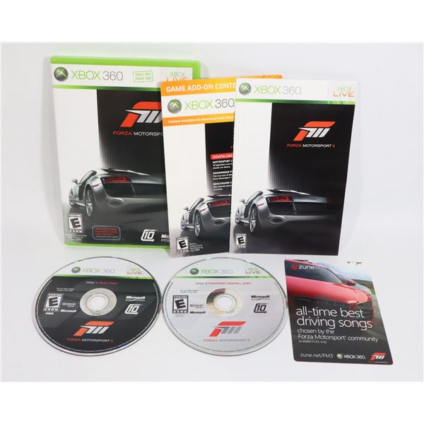 XBOX360 FORZA 3 MOTORSPORT RACING