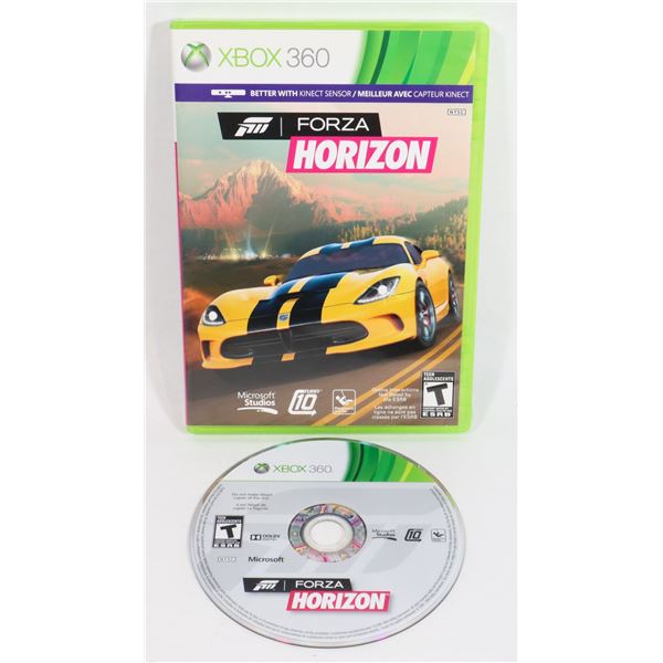 XBOX360 FORZA  HORIZON  MOTORSPORT RACING