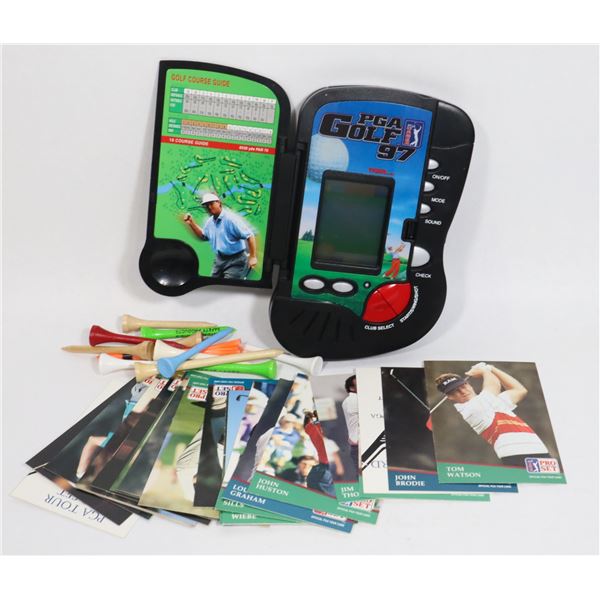 PGA GOLF 97 HANDHELD GAME WITH OTHER GOLFING