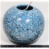 Image 2 : ROSENTHAL BLUE SPATTER VASE C1980S