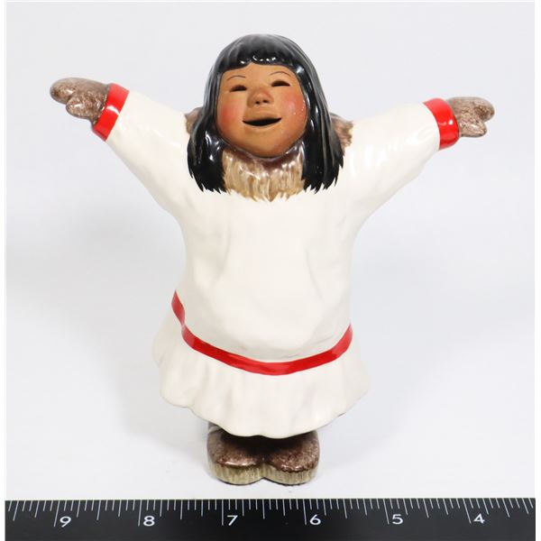 C. ALAN JOHNSON 1983  REBECCA  INUIT FIGURE