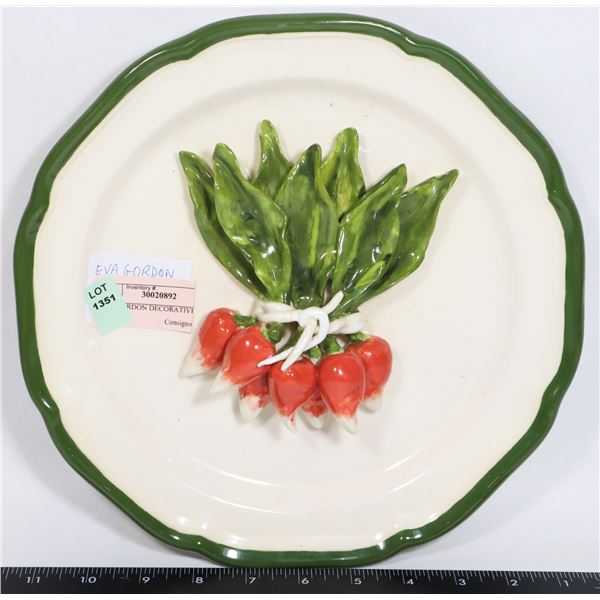 EVA GORDON DECORATIVE PLATE