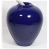 Image 2 : BLUE MOUNTAIN POTTERY METROPOLIS BLUE VASE