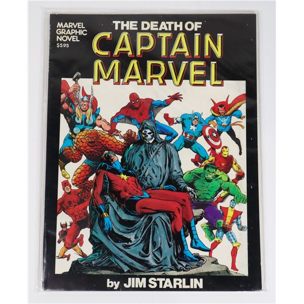 MARVEL THE DEATH OF CAPTAIN MARVEL GRAPHIC NOVEL