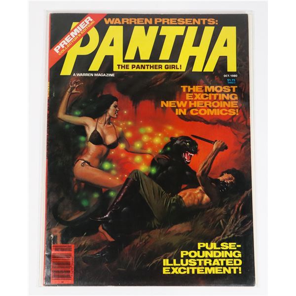 A WARREN MAGAZINE PANTHA THE PANTHER GIRL. OCT.