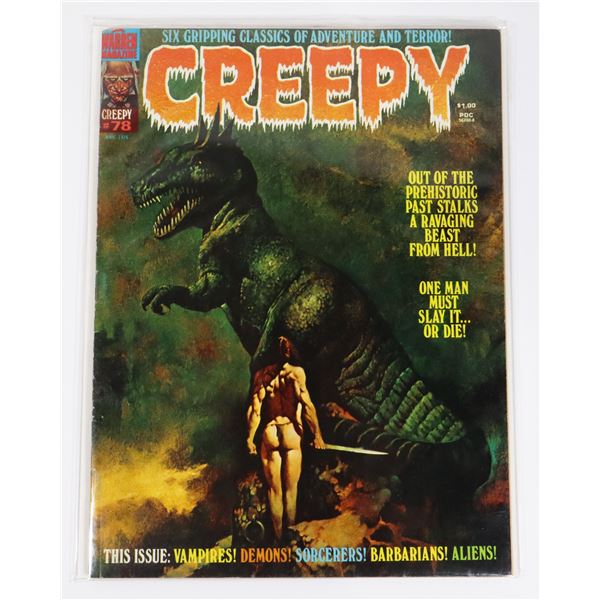 A WARREN MAGAZINE CREEPY ISSUE #78 MARCH 1976