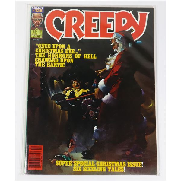 A WARREN MAGAZINE CREEPY ISSUE #125 FEBRUARY 1981