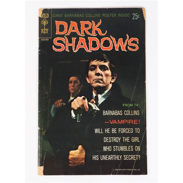 "DARK SHADOWS" COMIC BOOK -  POSTER STILL INTACT