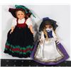 Image 1 : LOT OF 2 SLEEP EYE VINTAGE GIRL COLLECTABLE DOLLS