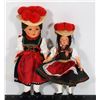 Image 1 : LOT OF 2 VINTAGE GERMAN FOLK COLLECTOR DOLLS