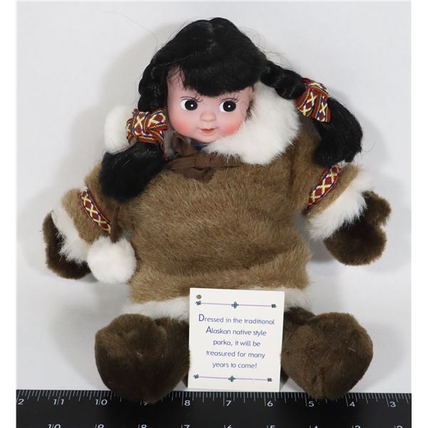  ALASKAN FRIENDS  GENUINE NATIVE STYLE DOLL