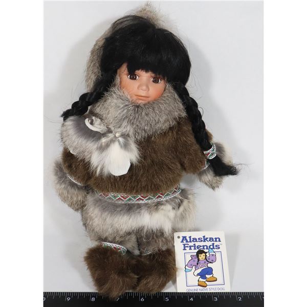  ALASKAN FRIENDS  GENUINE NATIVE STYLE DOLL