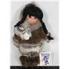 Image 1 : "ALASKAN FRIENDS" GENUINE NATIVE STYLE DOLL