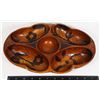 Image 1 : HAND CARVED & STAINED HAWAIIAN BOWL