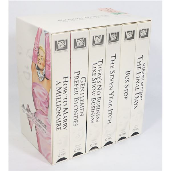 6 TAPE SET  MARILYN MONROE 