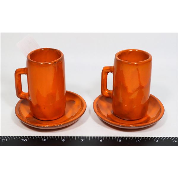 SET OF ANKE VAN GINHOEN QUEBEC POTTERY