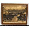 Image 1 : OLDER PICTURE & FRAME " BOW VALLEY BANFF"