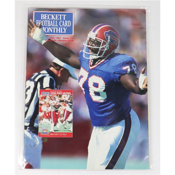 BECKETT FOOTBALL CARD MONTHLY MAY 1991 ISSUE #14