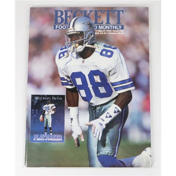 BECKETT FOOTBALL CARD MONTHLY MARCH 1993