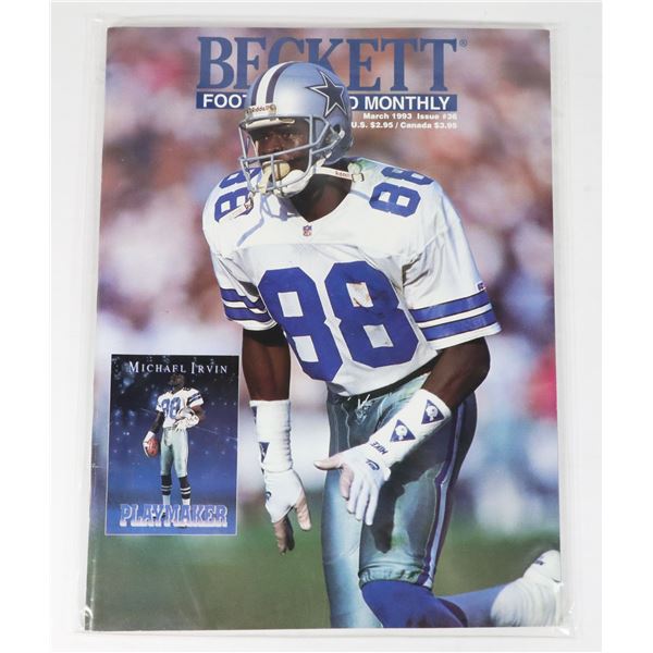 BECKETT FOOTBALL CARD MONTHLY MARCH 1993