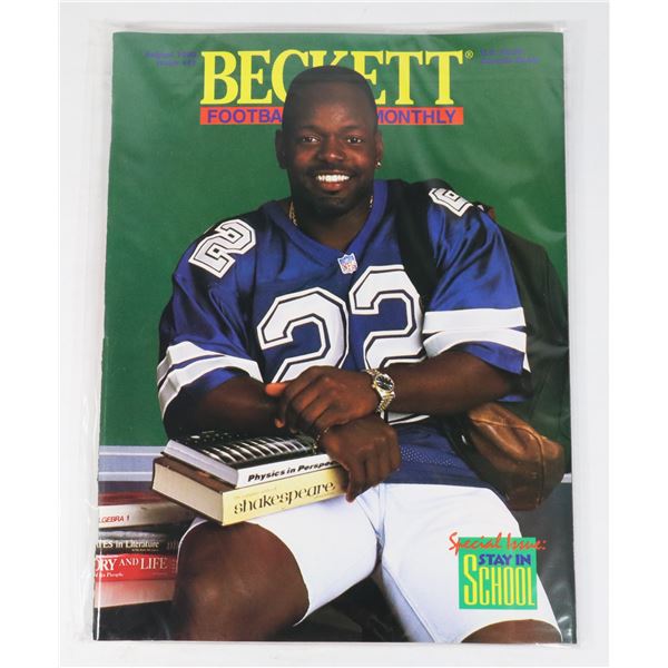 BECKETT FOOTBALL CARD MONTHLY AUGUST 1993