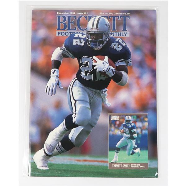 BECKETT FOOTBALL CARD MONTHLY DECEMBER 1991