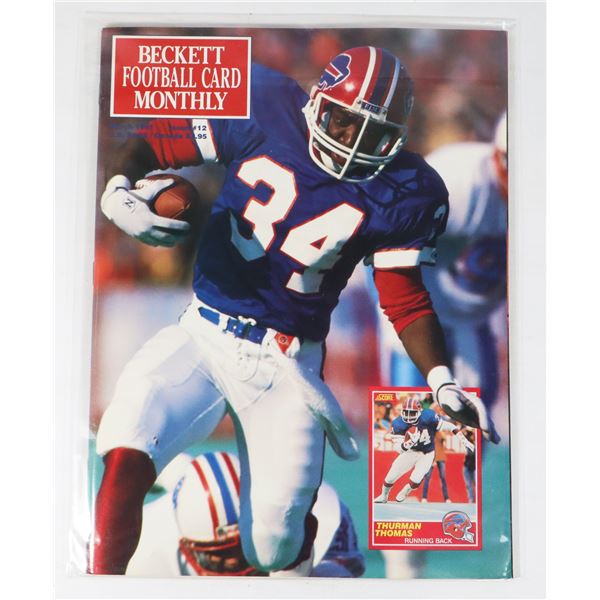 BECKETT FOOTBALL CARD MONTHLY MARCH 1991