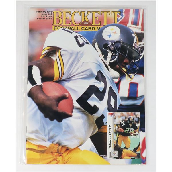 BECKETT FOOTBALL CARD MONTHLY FEBRUARY 1993