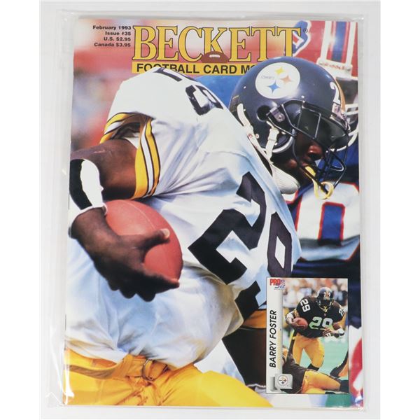 BECKETT FOOTBALL CARD MONTHLY FEBRUARY 1993