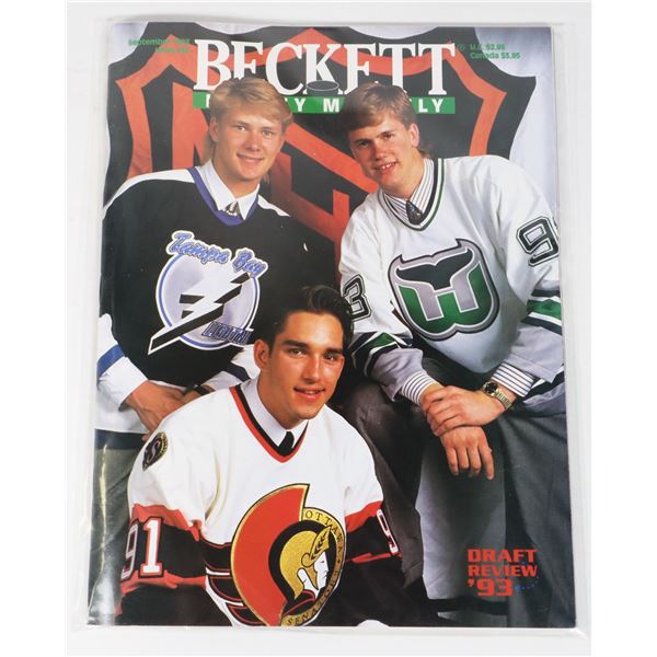 BECKETT HOCKEY MONTHLY SEPTEMBER 1993 ISSUE #35