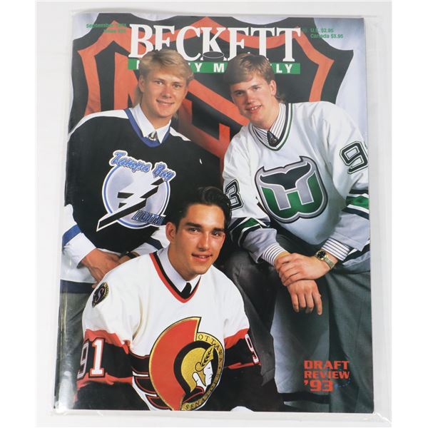 BECKETT HOCKEY MONTHLY SEPTEMBER 1993 ISSUE #35