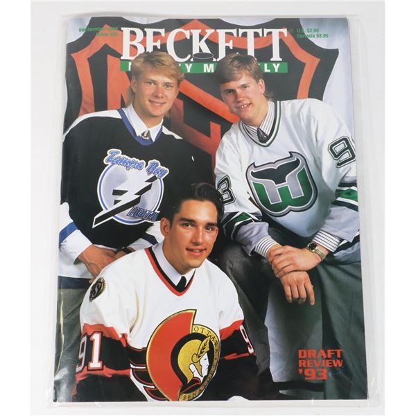 BECKETT HOCKEY MONTHLY SEPTEMBER 1993 ISSUE #35