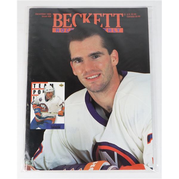 BECKETT HOCKEY MONTHLY DECEMBER 1993 ISSUE #38