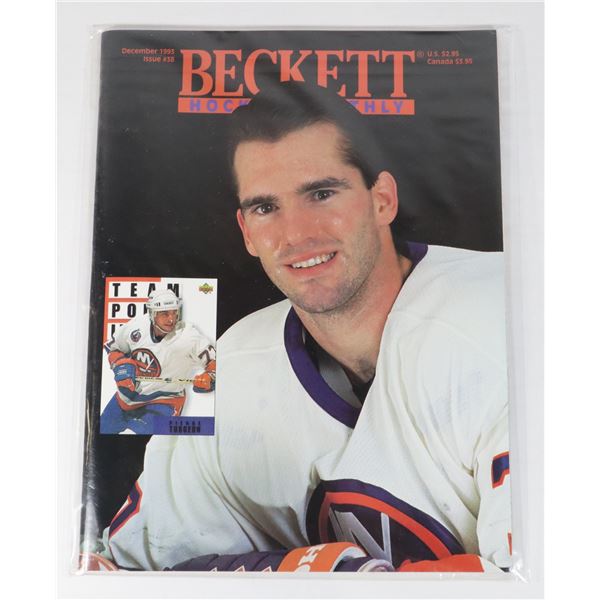 BECKETT HOCKEY MONTHLY DECEMBER 1993 ISSUE #38