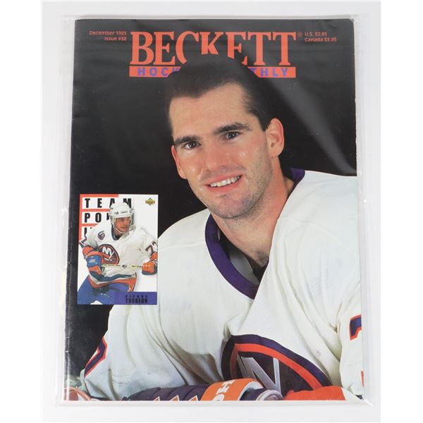 BECKETT HOCKEY MONTHLY DECEMBER 1993 ISSUE #38