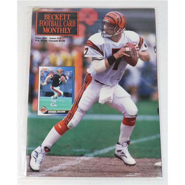 BECKETT FOOTBALL CARD MONTHLY JUNE 1991