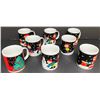 Image 1 : 2-VINTAGE CHRISTMAS MUGS (MISAKI DESIGN 1990)