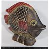 Image 1 : WOODEN CARVED AND PAINTED TROPICAL FISH -